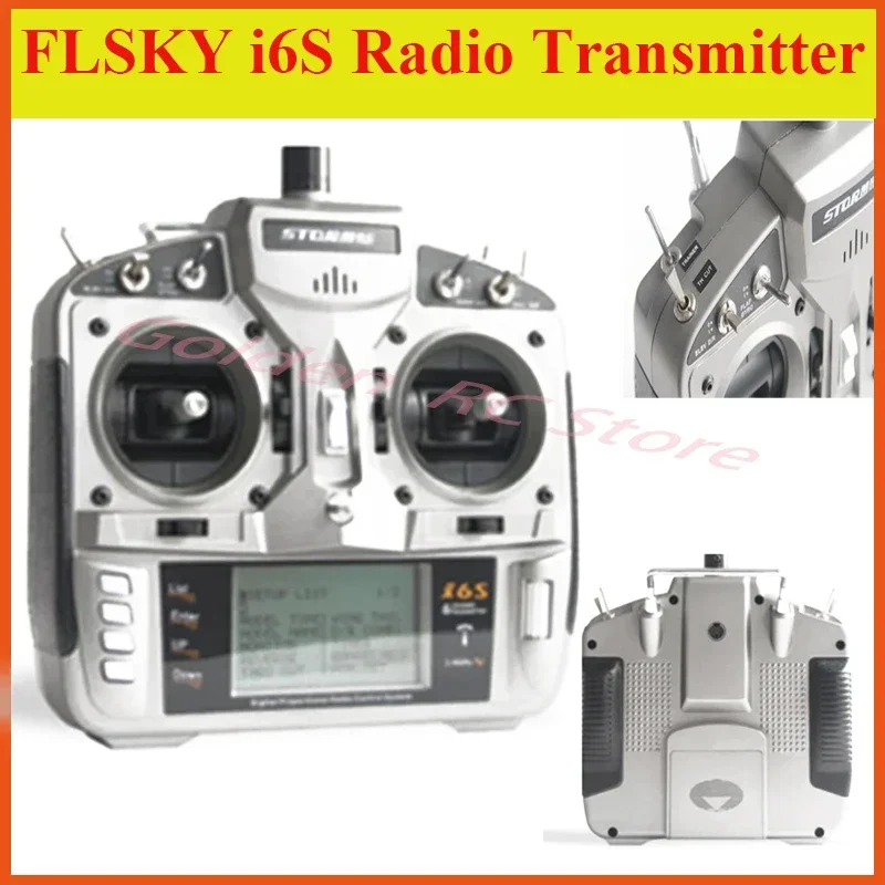 FLSKY i6s Radio Transmitter DSM2 with RC Full Range 2.4GHz 6ch RC RADIO CONTROL better PK DX6i