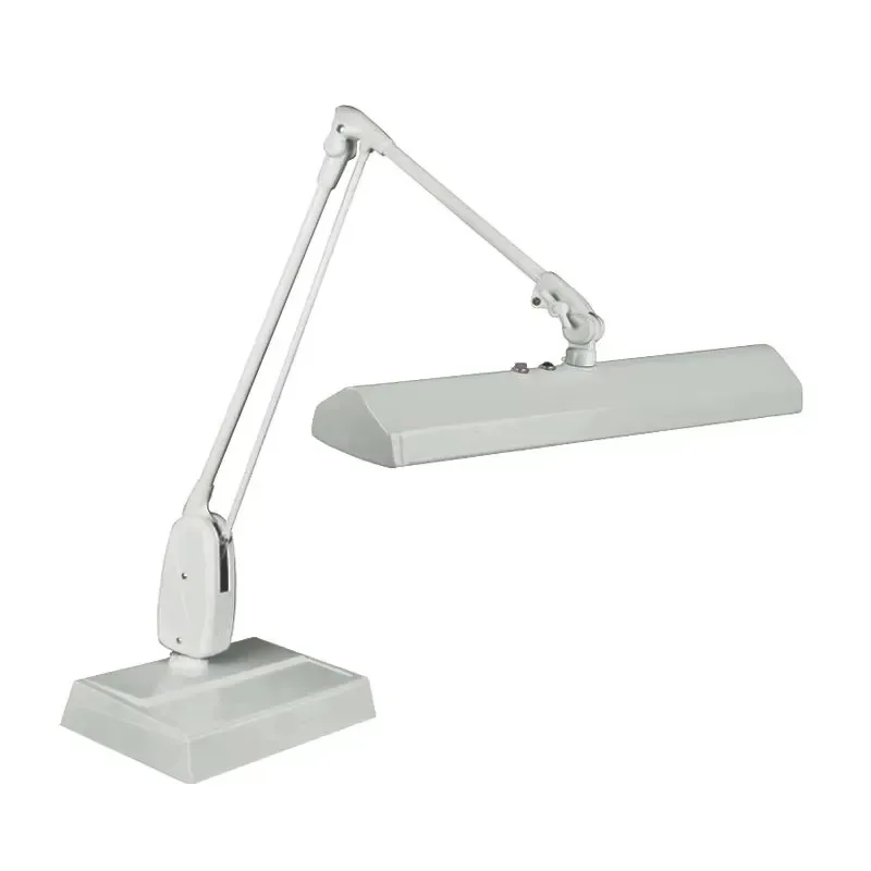 in Jewelry Grading Led Tube Light Weighted Base Two Bulbs Swing Arm Working Desk Table Lamp