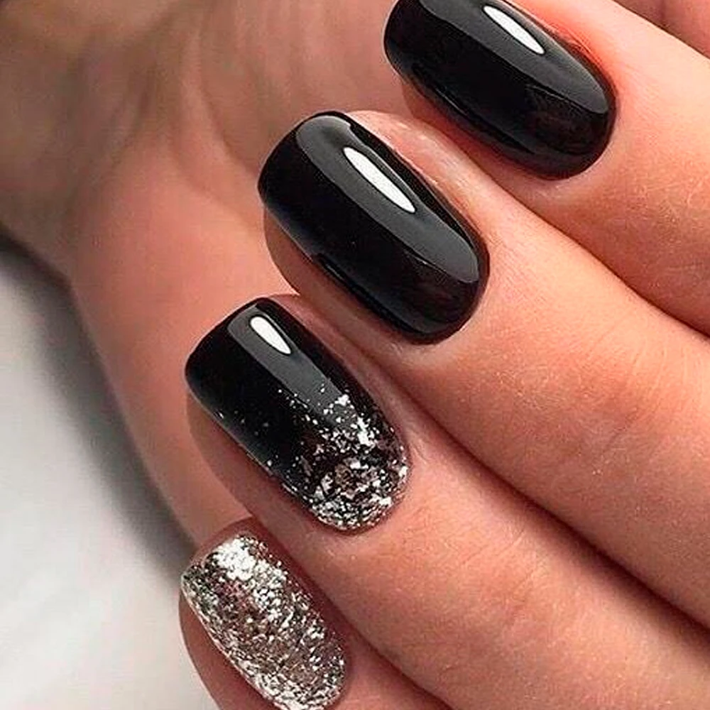 KODIES GEL Platinum Silver Glitter Top Coat Nails Gel Polish 15ML Semi Permanent UV Sparkle Shine Manicure Nail Salon Gel Finish