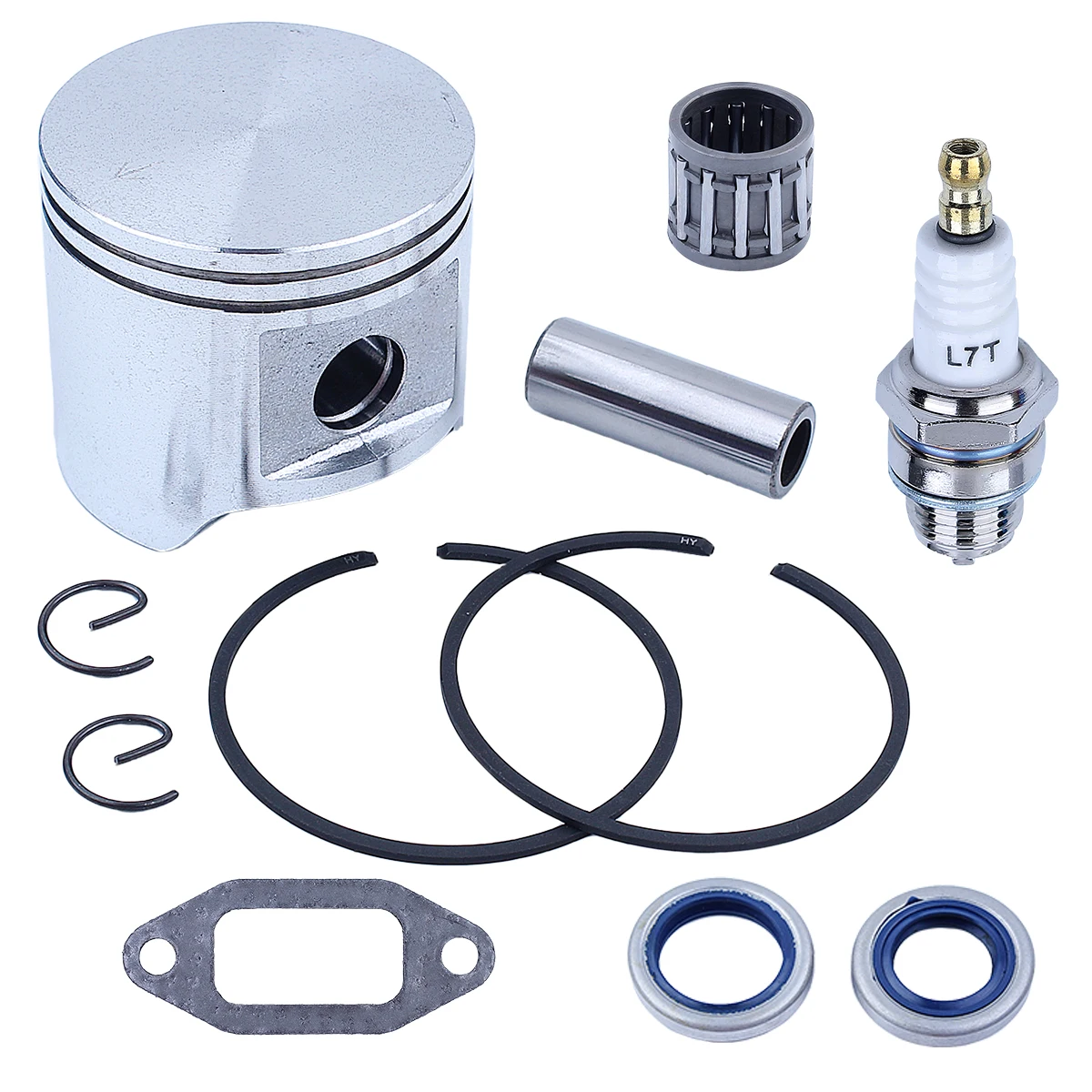 

48mm Piston Parts Kit For Stihl MS180 018 with Oil Seal Muffler Gaske Spark Plug Replace 11300302004