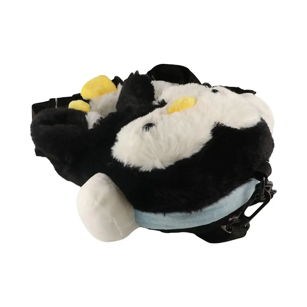 シンプルなペンギンクロスボディバッグデュアルパーパスバッグ子供用バックパック大容量アニマルショルダーバッグレディース
