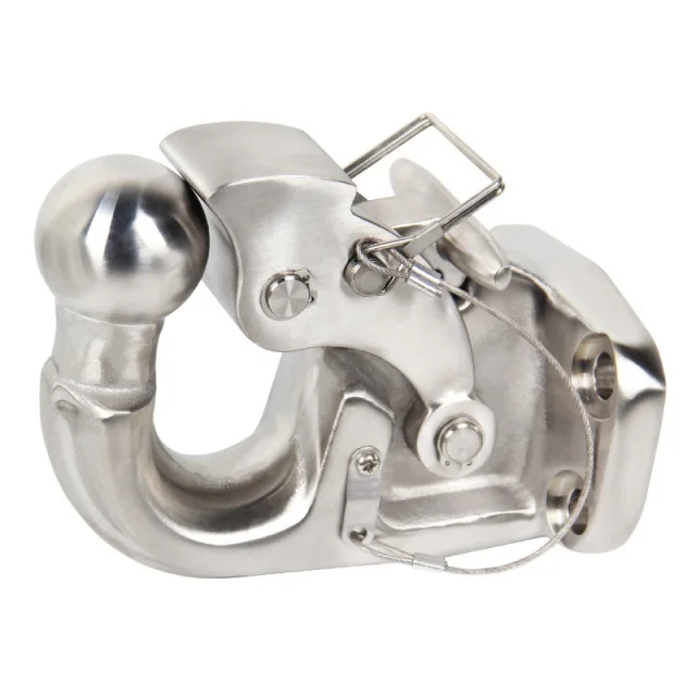 

Heavy Duty 304 Stainless Steel Trailer Hook for Lorry Trailer Receiver Lock Ball Head Arm for Trucks Caravans Off-Road Vehicles