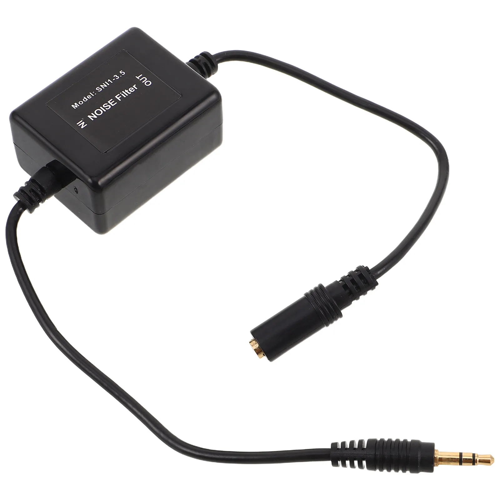 Passive Aux Noise Filter Car Audio Hum Suppressor Speaker Static Remover Ground Loop Isolator for Clear