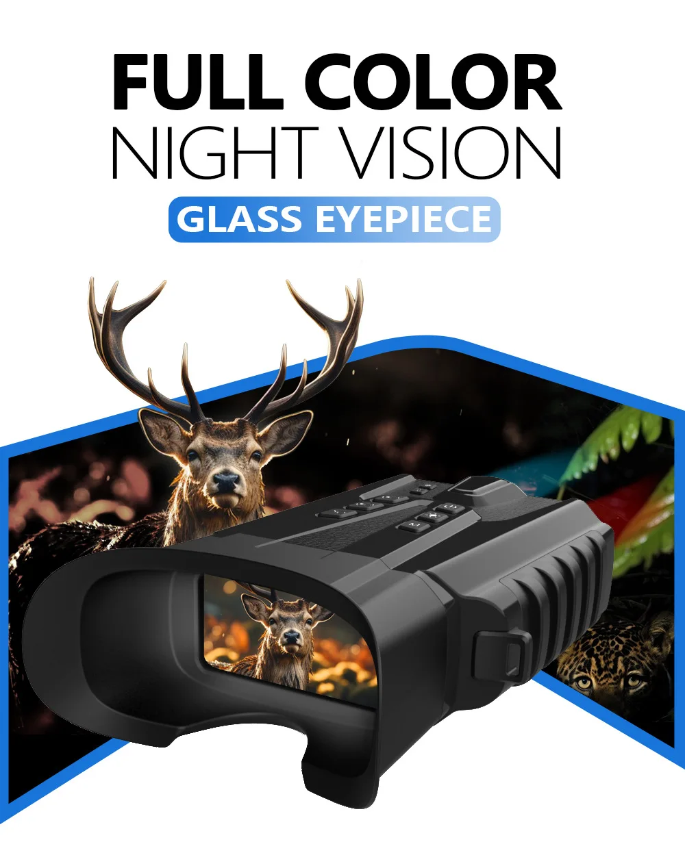 

Бинокль DT49 с функцией ночного видения, 3-дюймовый экран, 2,5 K, цифровой полноцветный телескоп, инфракрасная камера для охоты, кемпинга, 8-кратный зум, 5200 мАч