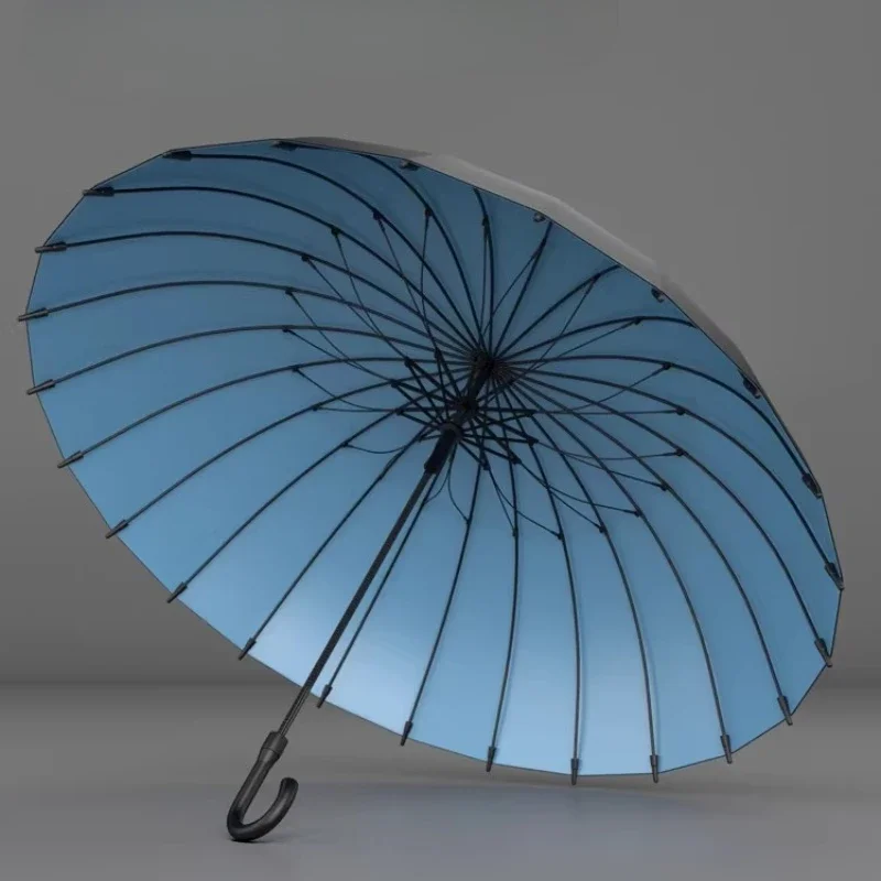24-Bone Extra Large Umbrella Windproof Stormproof Double Layer Thick UV Protection Sun Rain Outdoor Travel Daily Use 장우산