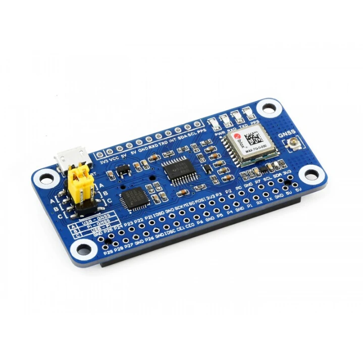 

Шляпа Waveshare MAX-7Q GNSS для Raspberry Pi, GPS, ГЛОНАСС, QZSS, SBAS