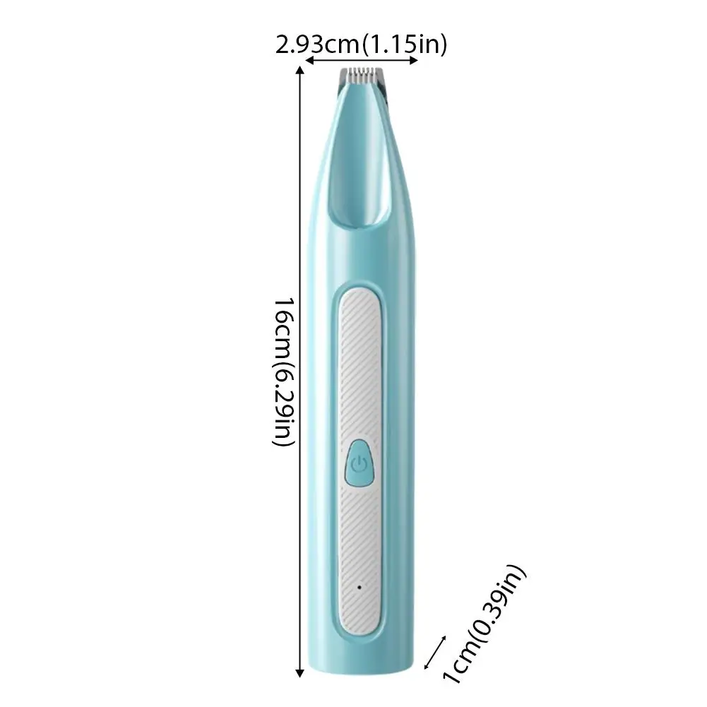 Cortapelos eléctricos para mascotas, afeitadora de pies para perros y gatos, recortador de pelo 360 °   Limpieza de pelos de patas de mascotas con carga USB, productos de aseo para mascotas