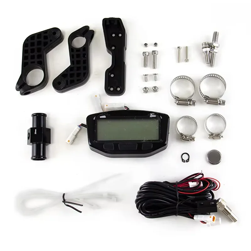 Digital Motorcycle Steam Dashboard Speedometer Counter for Vapor Temperature Marker for KTM Yamaha Suauki Kawasaki
