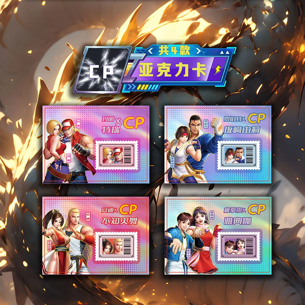 Genuine The King of Fighters 97 Game Collection Cards Hidden SSS CP Bookmark Hollow Beauty Cards Toys Fantasy Kids Birthday Gift