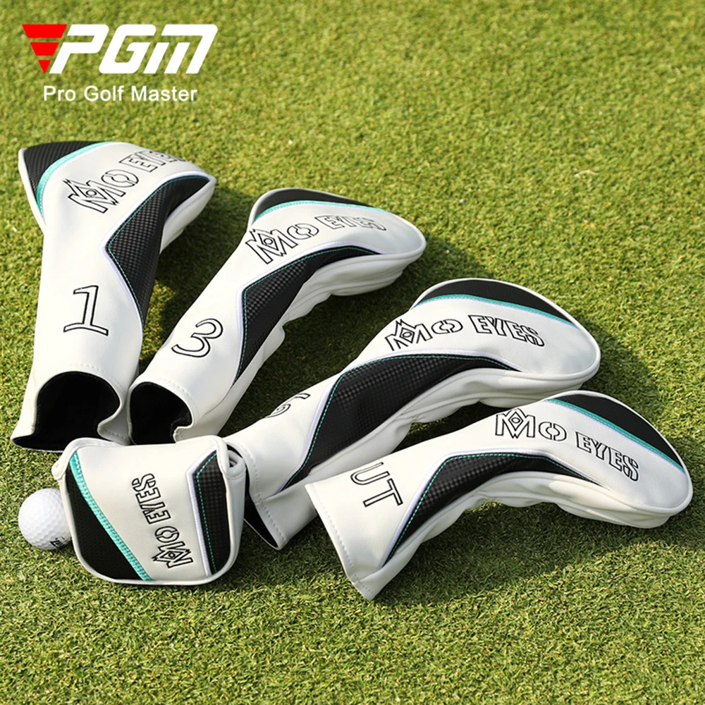 PGM Universal Golf-Schlägerkopfhüllen, wasserdichte Holz-Putter-Kopfkappen, langlebig, kratzfest, für Driver, Eisen und Putter – Detail 2