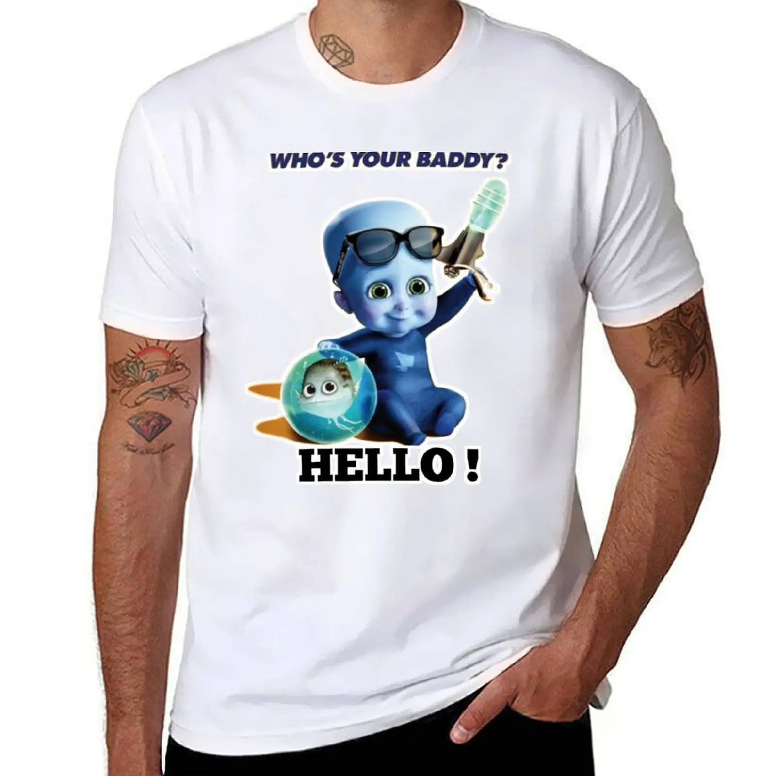 

megamind T-Shirt essential t shirt funny t shirts cotton T-Shirt