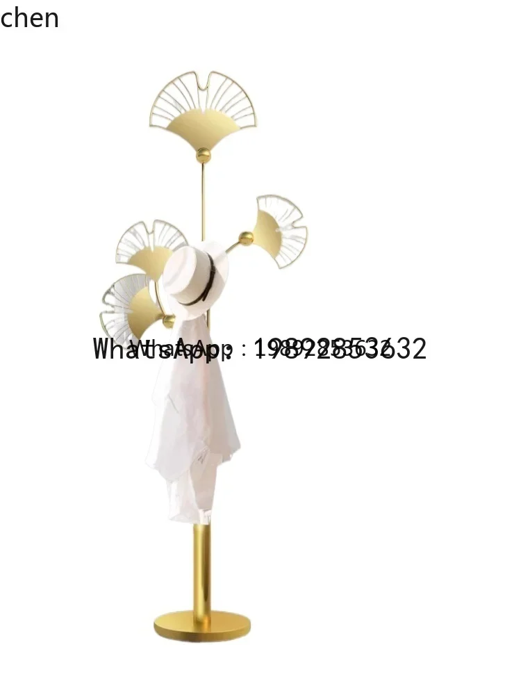 

Xlight luxury metal coat rack floor-to-ceiling bedroom hanger living room vertical hanger simple household storage