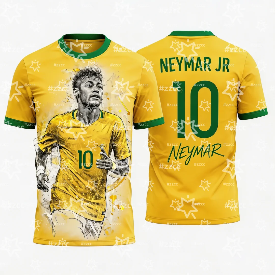 Neymar Jr. Brazil Team Football Jersey - 2026 Edition