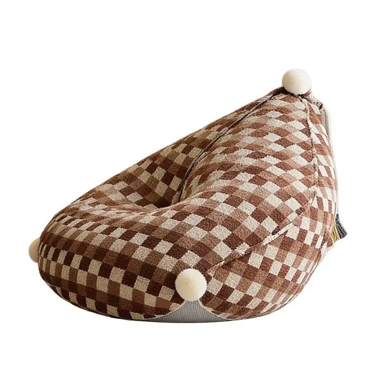 Italian lazy sofa, bedroom balcony single sofa, removable and washable, retro, can lie down and sleep