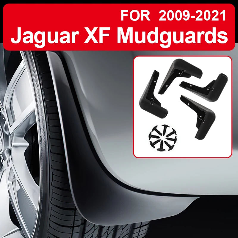 Soft Mud For Jaguar XF  XFL 2009-2023 Accessories TPE Mudguards Original Design Fender Anti-Snow Anti-Sand Guard Protector