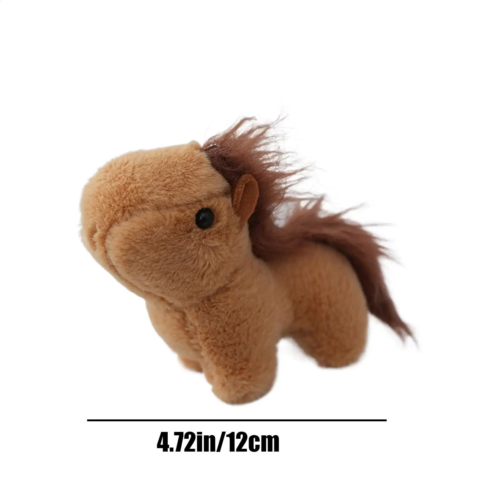 Pferd Plüsch Schlüsselanhänger Spielzeug Stofftier Pferd Plüsch Schlüsselanhänger Spielzeug Stofftier Pferd Plüsch Schlüsselanhänger für Rucksack Einkaufstasche