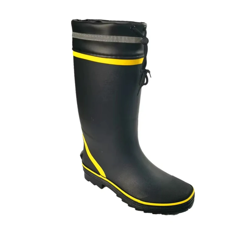 Protective Footwear Waterproof Rubber Rain Boots Steel Safety Herren Stiefel PVC Gum for Industry Fishing Men Women Manufacturer