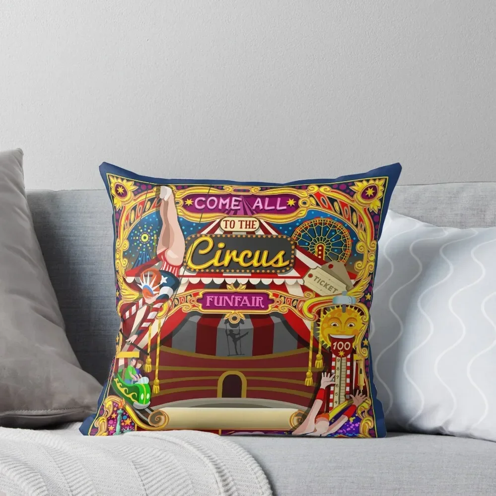 Circus Carnival Amusement Festival Throw Pillow Pillowcases Rectangular Cushion Cover Sofas Covers Pillow