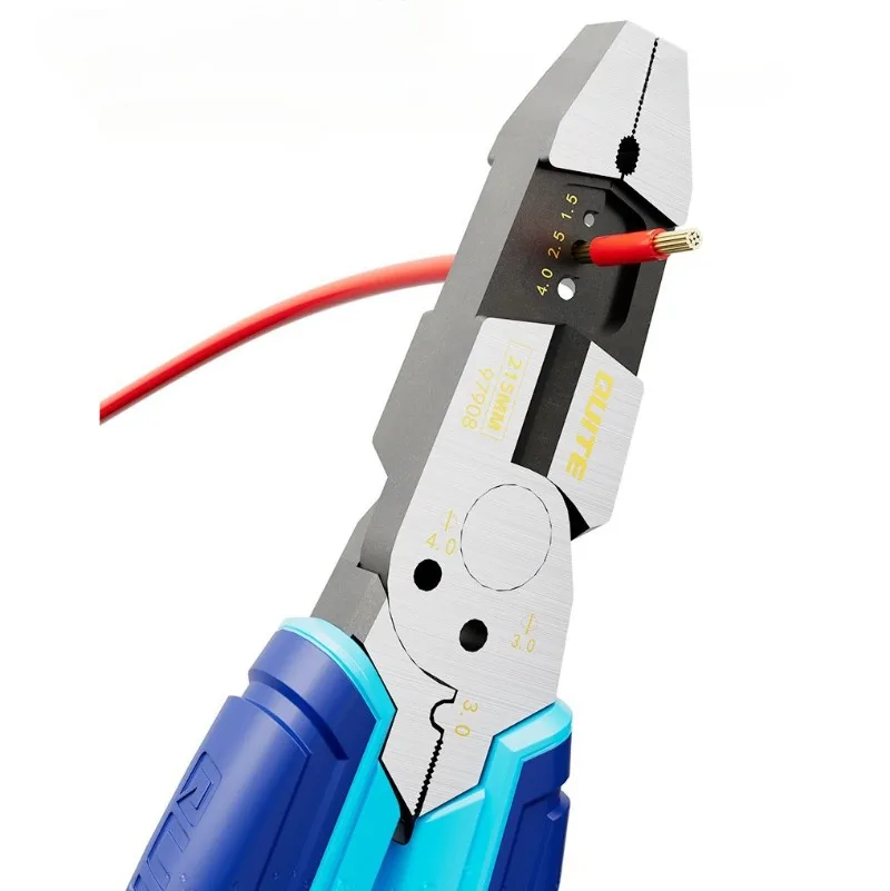 Multifunctional Steel Pliers Mechanical Workshop Tool Metal Cutting Electrician Wire Stripper Professional Grade Vice Hand Tools