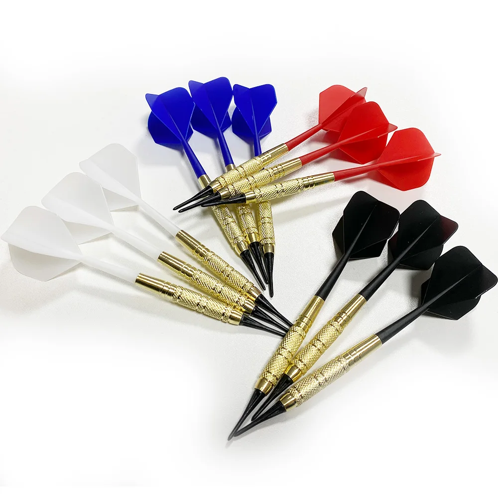 مجموعة سهام احترافية مكونة من 12 قطعة من WEDARTER الأكثر مبيعًا 18 جرام سهام آمنة ذات طرف ناعم قطعة واحدة ملحقات رمي السهام #1