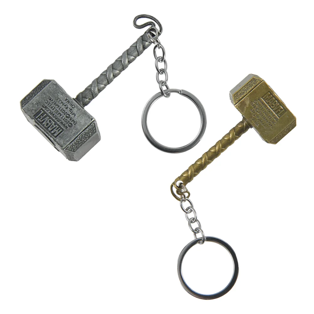 1PC Metal Key Chain Metal Hammer Key Ring Car Home Key Accessories