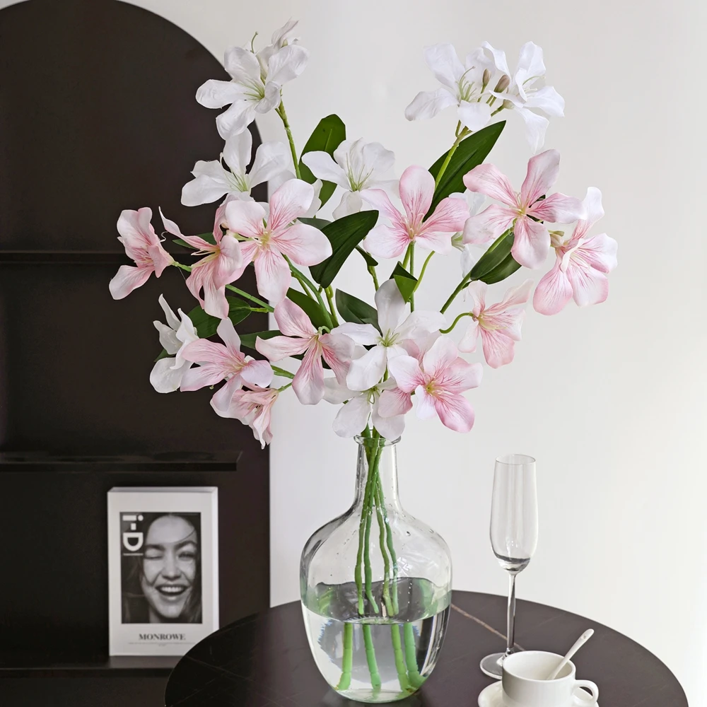 Künstliche Blumen, Seidenorchideen, Vasen, Heimdekoration, Herbstdekoration, Festival, Hochzeit, Brautsträuße, Garten, Hof, DIY-Geschenk – Detail 5