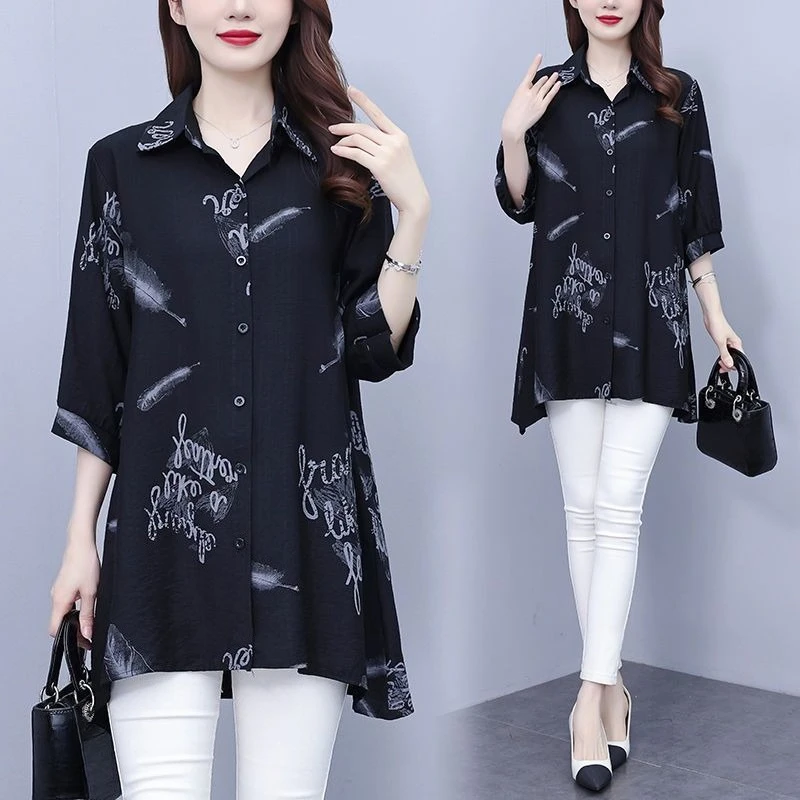 

High-end Fashion Women's Shirt 2026 Summer Polo Collar Slimming Versatile Casual Wear