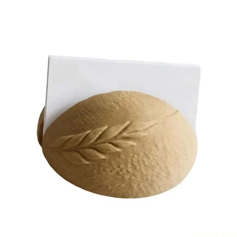 3D Printed Sourdough Bread Card Case Plastic Card Organiser Stand For Home Decoration Office Desk Organization