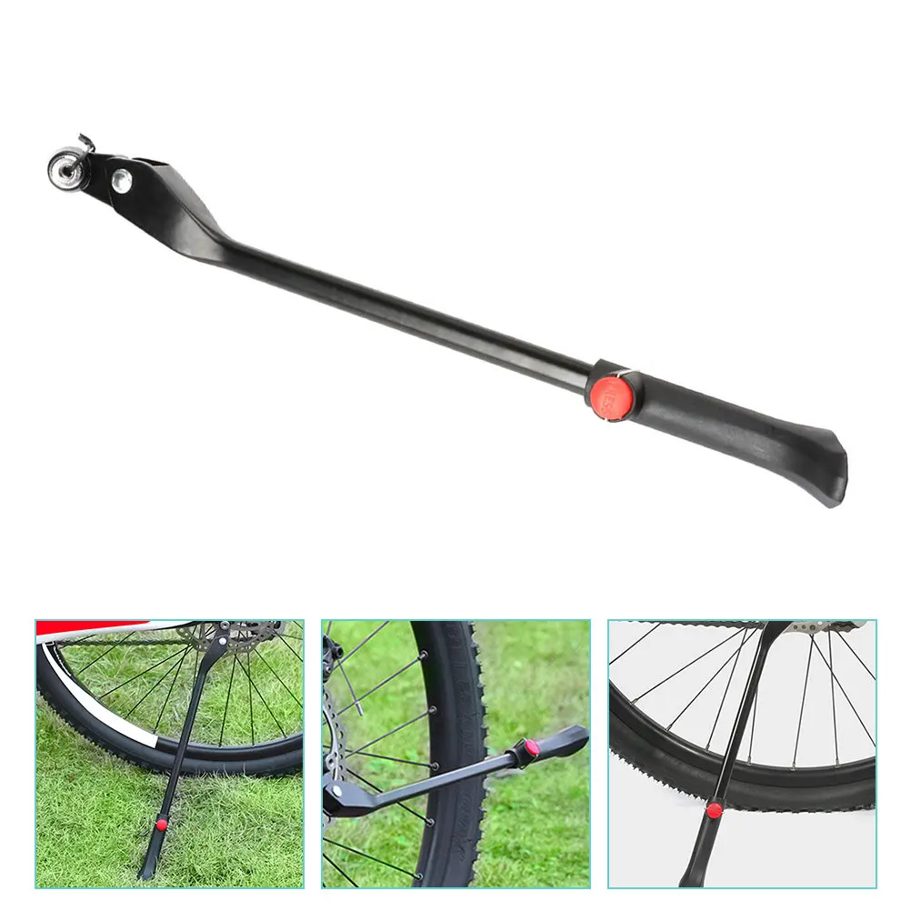 

Подножка для велосипеда из алюминиевого сплава, телескопическая, регулируемая, боковая опора для горных, дорожных и детских велосипедов, с нескользящими ножками, заднее крепление