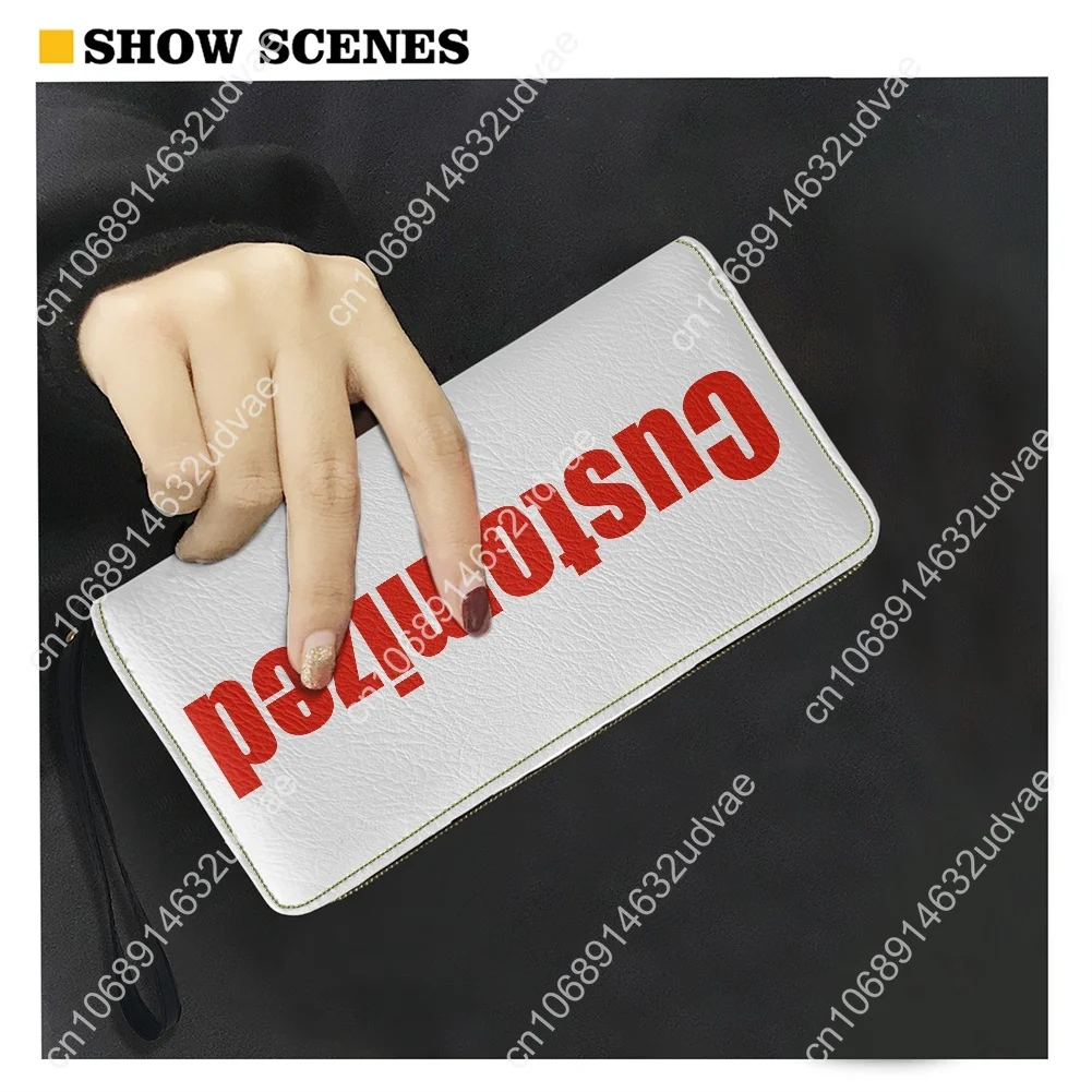 Manowar Heavy Metal Band Custom Purse Mens Womens Teenagers Zipper Long Wallets Double Print  Portable Wallet Gift Bag