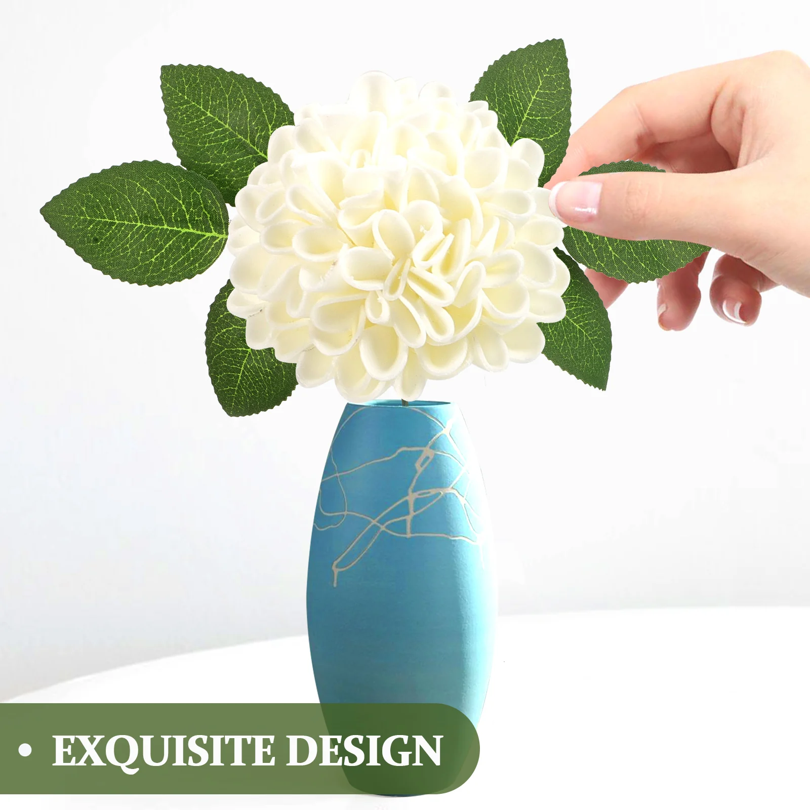 

Artificial Flower Simulated Ball Flowers Fake Realistic Plastic Desktop Decoration Simulation