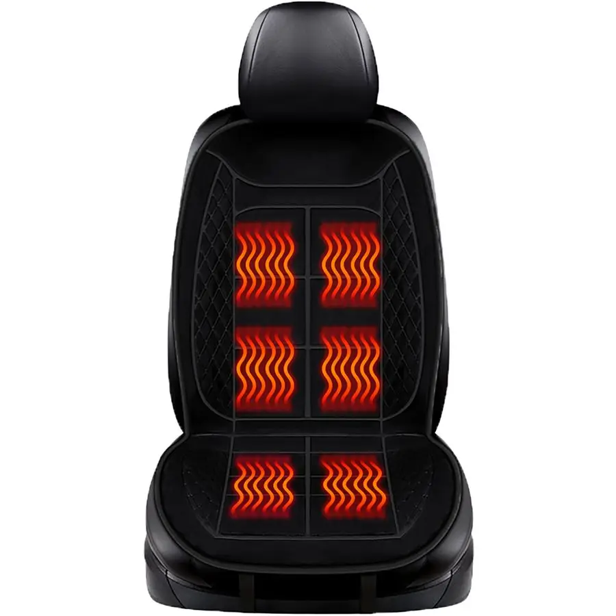 

Подушки для сидений, складной портативный чехол для автомобильных сидений с противоскользящим силиконовым покрытием, 1 шт., черный