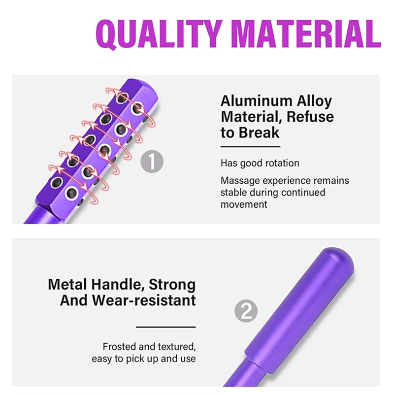 BAAO-30 Germanium Stone Face Roller, gezichtsmassagehulpmiddel voor up-lifting, huidverstrakking en ontplooien, opklapbare gezichtsroller