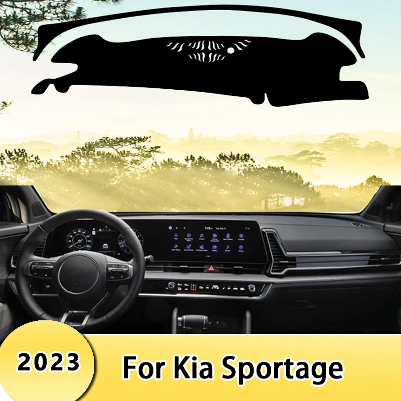 

Car Dashboard Cover Sun Shade Mats Avoid Light Pads Instrument Panel Protective Carpets sunshade mat For Kia Sportage 2023