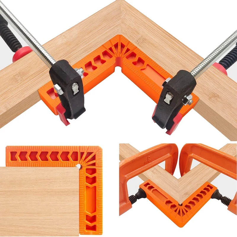 Corner Clamp For Woodworking,90 Degree Positioning Squares For Picture Frames,Boxes,Cabinets,Drawers,Set Of 10