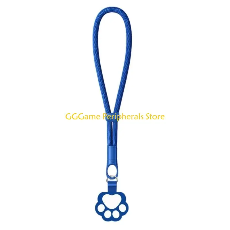 U55B Adjustable Auto Locking Phone Wrist Strap Rope With Anti Slip Design Secure Polyester Metal Clip For Phone Camera