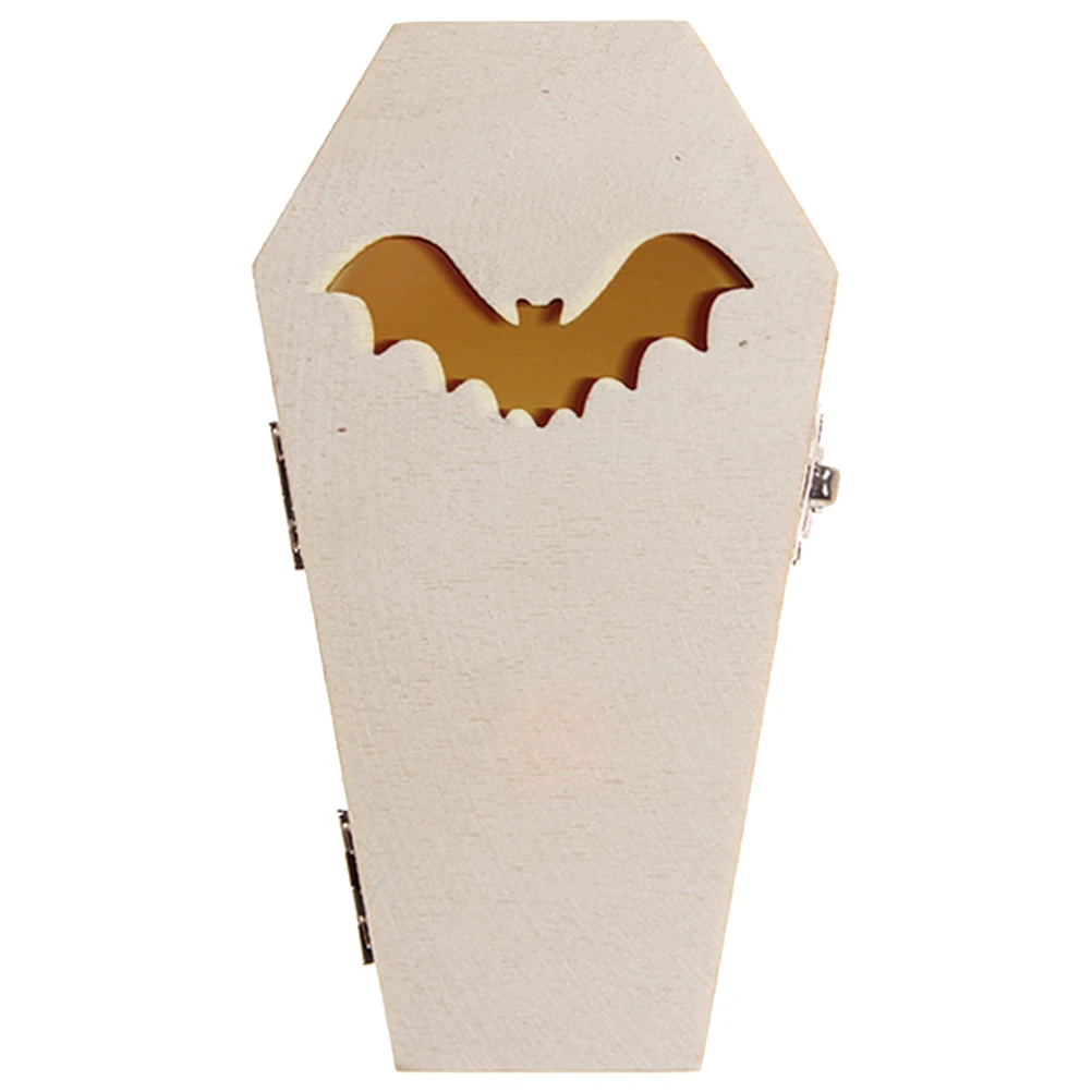 

Halloween Bat Night Light LED Coffin Lamp Box Creative Room Decor Low Voltage Energy Saving Perfect for Bedroom Living Room
