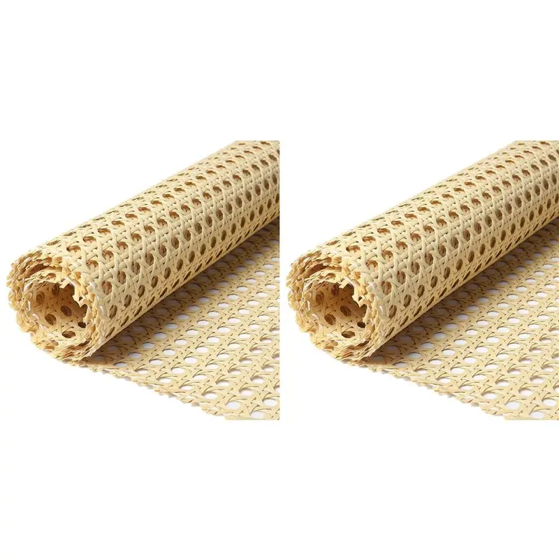 

2 рулона ротанговой ленты длиной 80 дюймов (6,6 футов), шириной 16 дюймов, натуральная ротанговая лента для мебели, стульев, шкафов