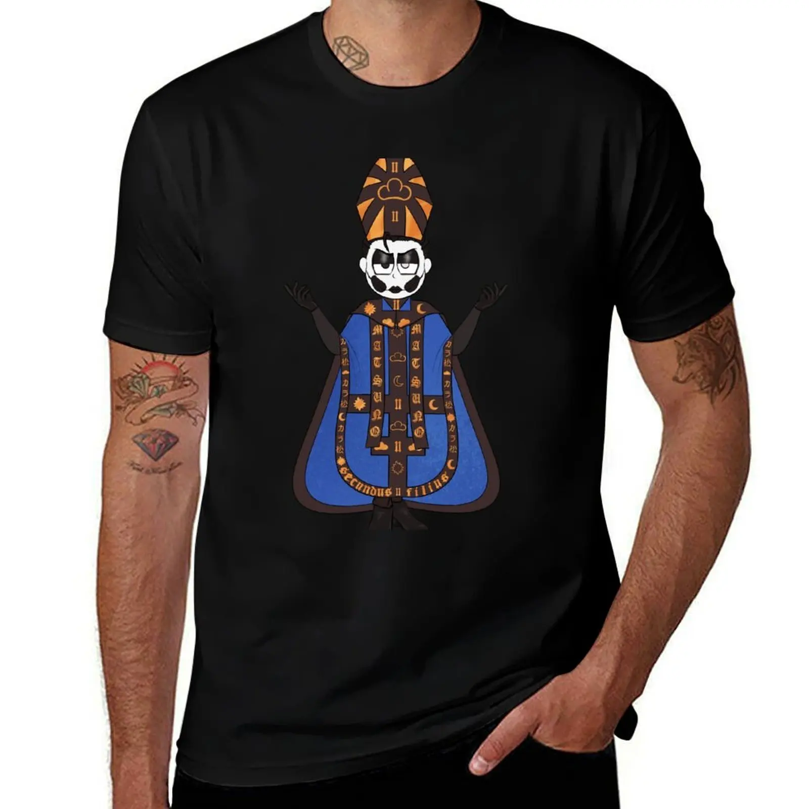 

Papa Karamatsu Emeritus TRANSPARENT (ver.1) T-Shirt clothes boys animal print Men's t-shirt
