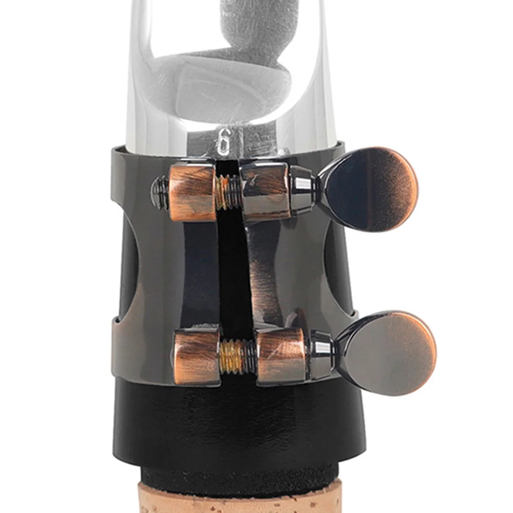 

Brass Saxophone Ligature Clip Replacement Part Durable Smooth Surface Easy Install Sax Accessories Saxophone Reed Clip Metal