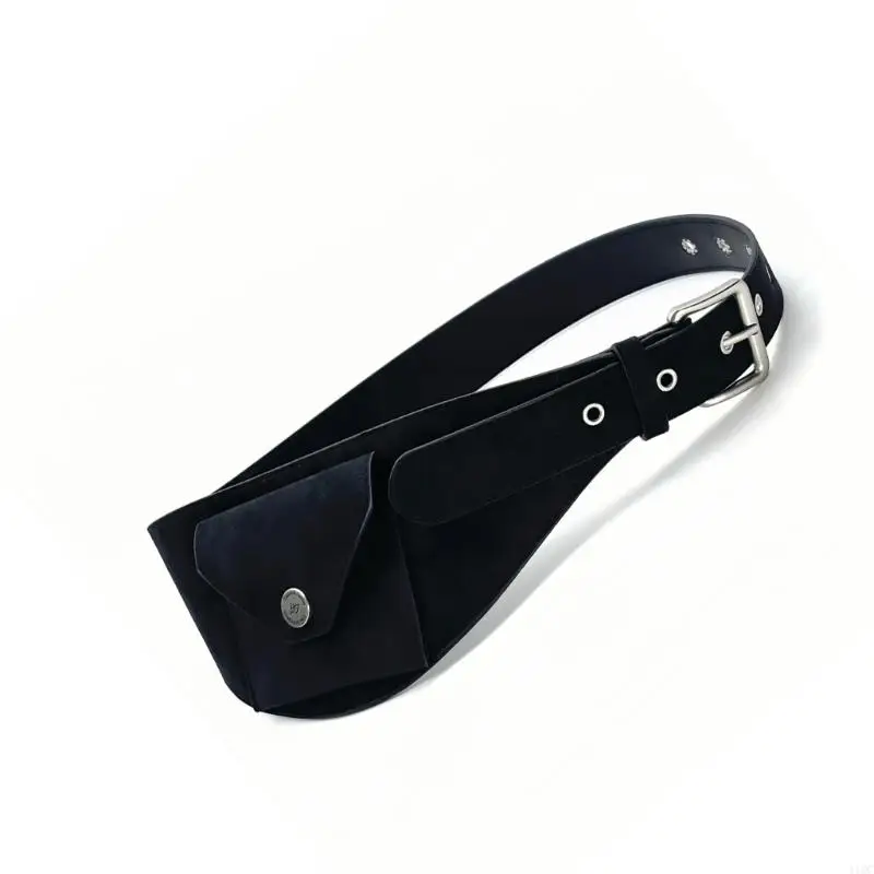 Wide Belt Waist Pack Waist Cincher For Outdoor Enthusiasts And Commuters Offering Comfort Utility Waterproof Feature 