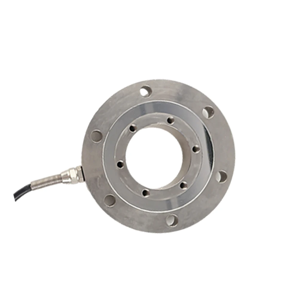 Cella di carico a compressione anulare a basso profilo (tipo pancake) per macchine di collaudo dei materiali e linee di assemblaggio 4. Compatibile con