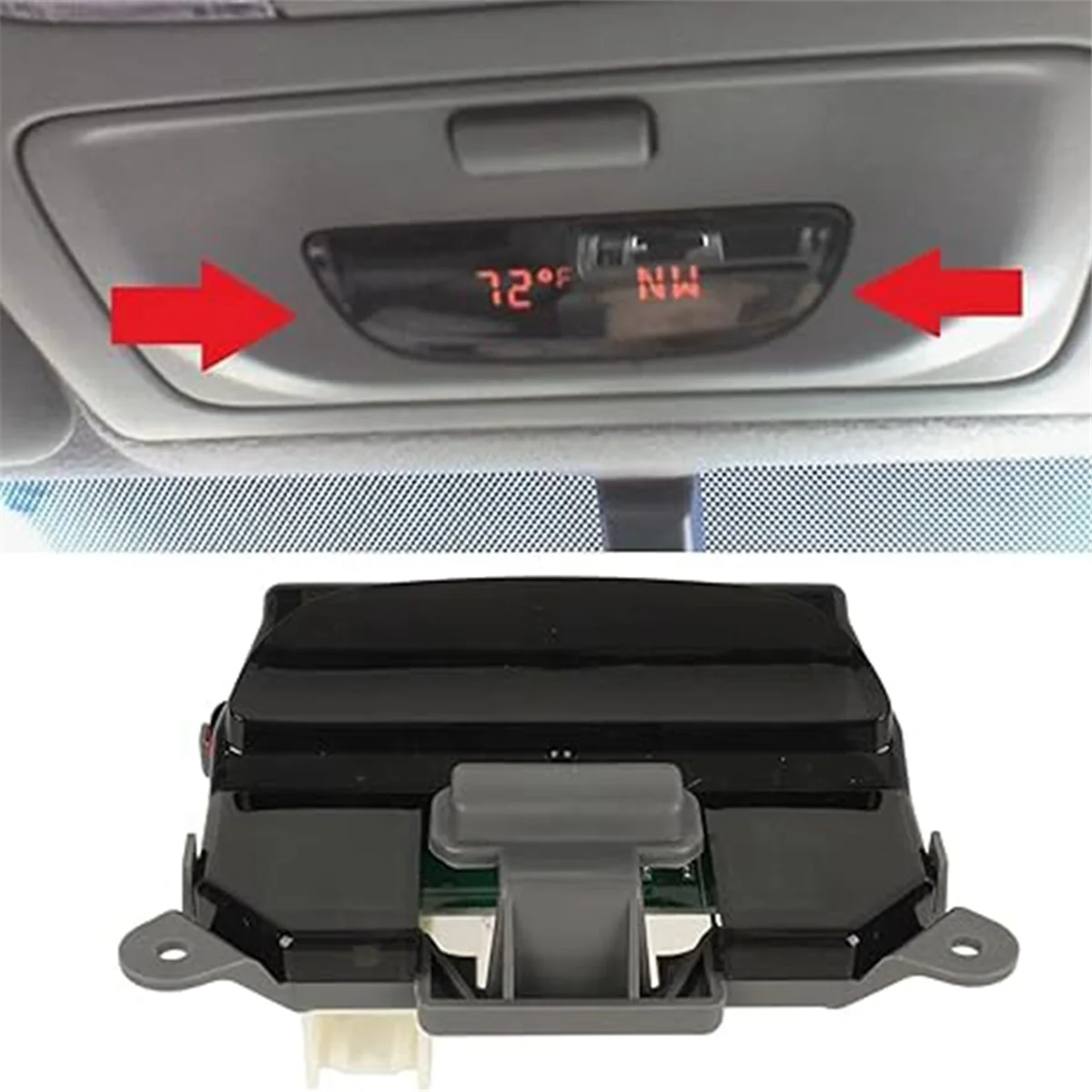 Temperatur richtungs anzeige über den Kopf für das 2005-2008-Overhead-Anzeige modul 445-067501 445-067501