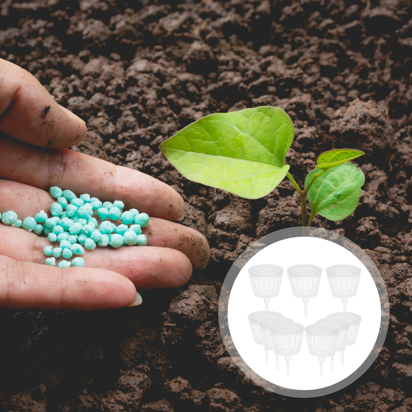 

30pcs Fertilizer Box Stainless Steel Bonsai Fertilization Tool Reusable Gardening Accessory Planting Container Garden Supply