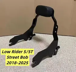 Motorcycle Quick Release Sissy Bar Passenger Backrest For Harley Softail Low Rider S ST Fxlrs Fxlrst Street Bob FXBB 2018-2025