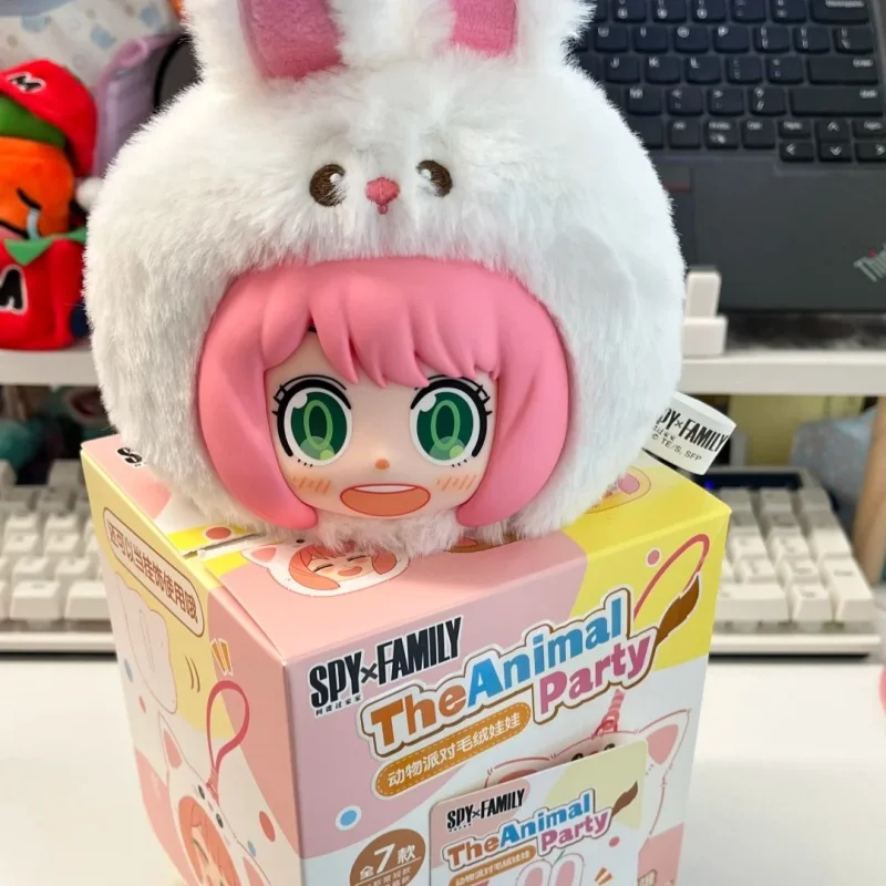 Шпионская семья Аня, вечеринка с животными, загадочная коробка, кукла, игрушка, украшения для комнаты для девочек, модная слепая коробка, игрушки, мягкий подарок-сюрприз