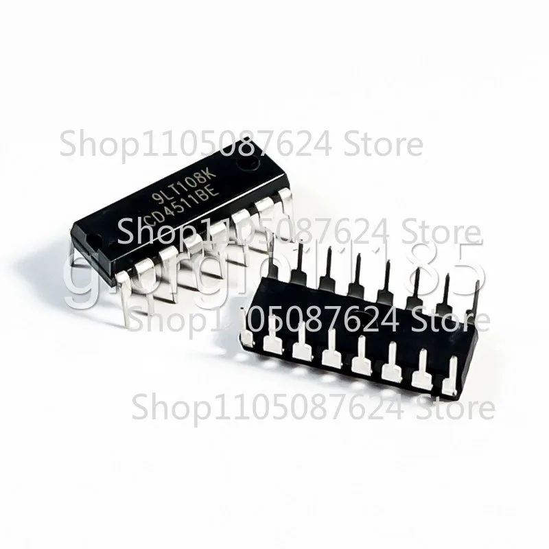 VV  20pcs CD4511 CD4511BE 4511 CMOS BCD to 7 Segment Latch Decoder IC