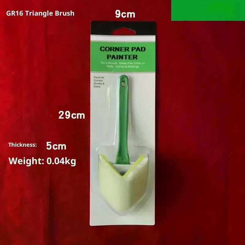 1Pcs Nylon Bristles Edges Painting Corner And Edges Triangular Edge Line Green Brush Edger Cutting In Home Interior Wall