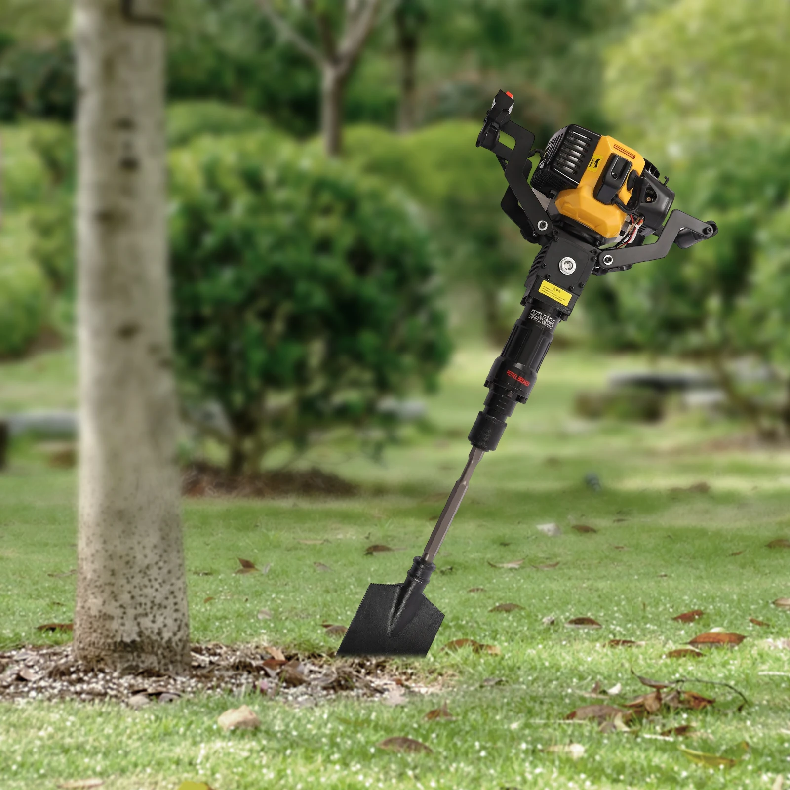 2 Stroke Post Hole Digger Agricultural Machinery Portable Hand-held Excavator Tree Digger Digging Machine for Garden Farm Plant