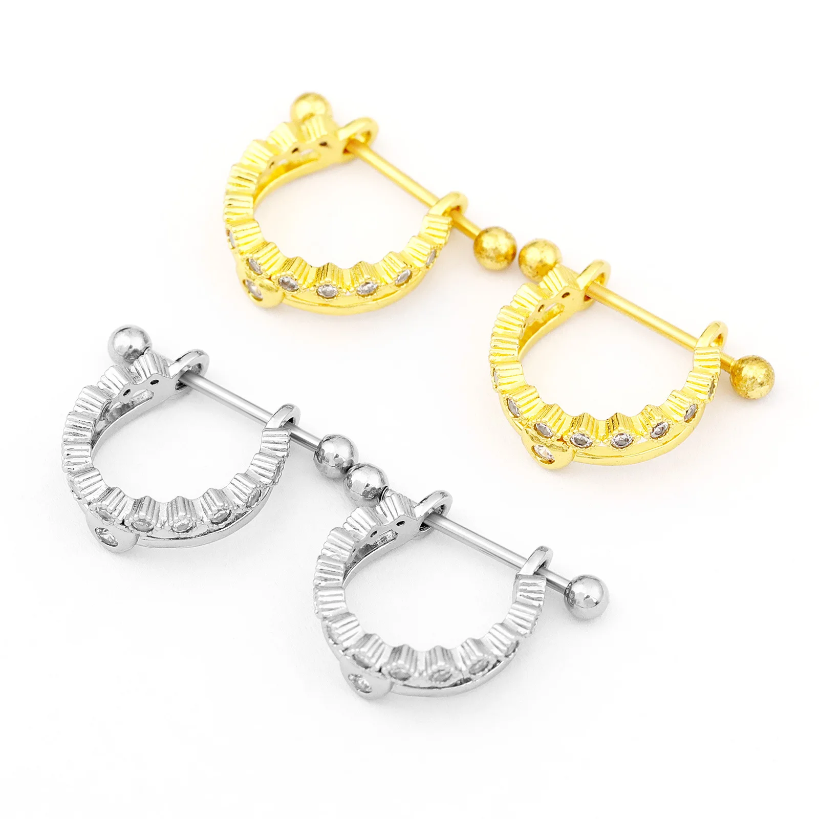 

Zirconia Small Chest Piercing Jewelry